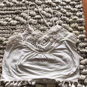 Adorable white crop too